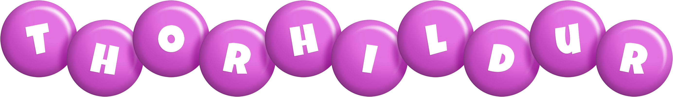 Thorhildur candy-purple logo