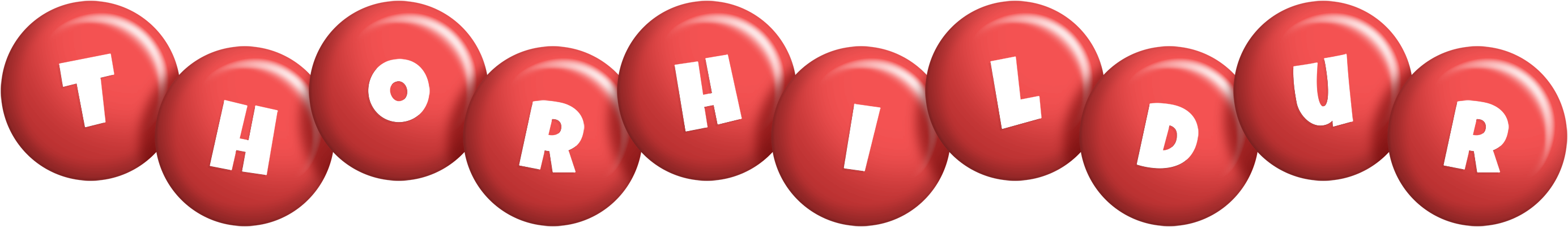 Thorhildur candy-red logo
