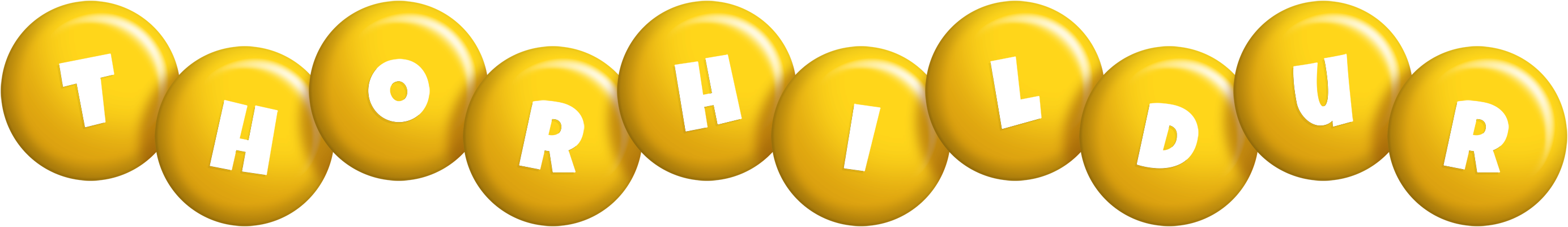 Thorhildur candy-yellow logo