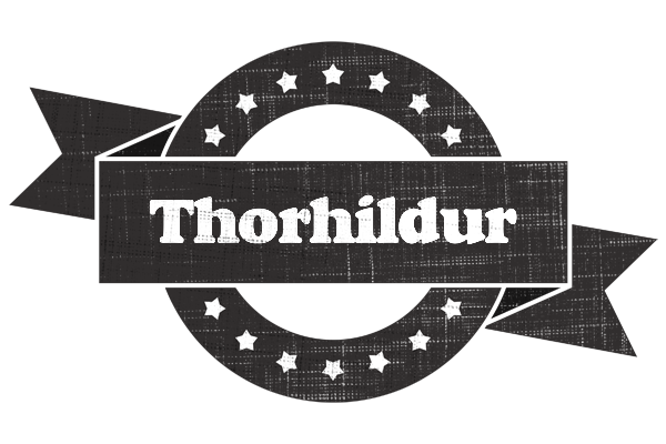Thorhildur grunge logo