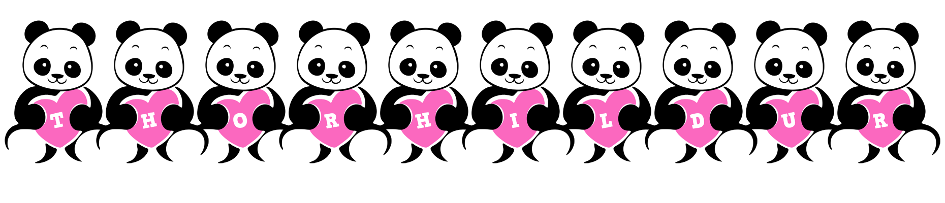 Thorhildur love-panda logo