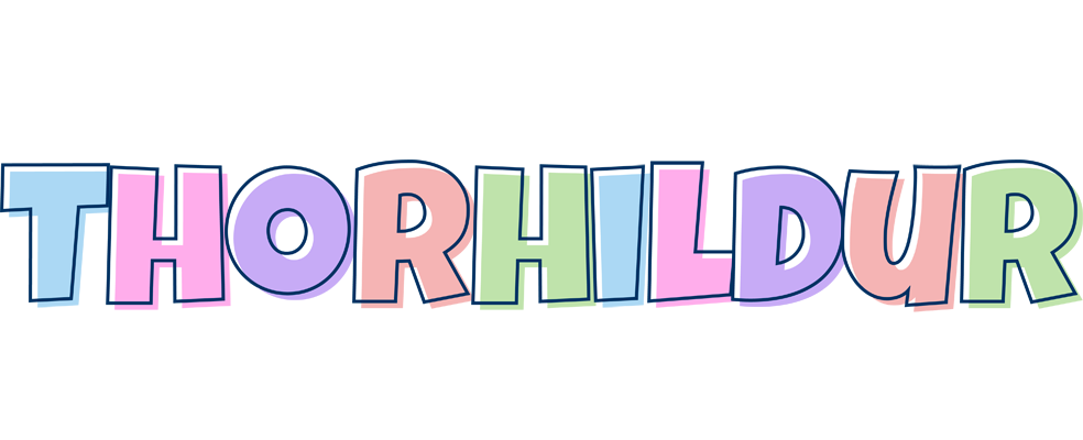 Thorhildur pastel logo