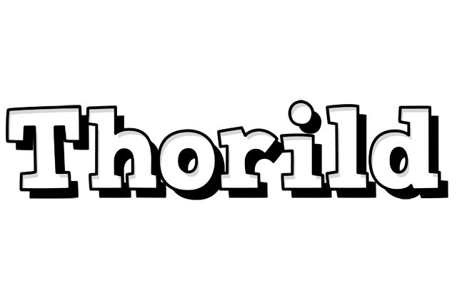 Thorild snowing logo