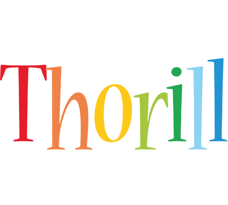Thorill birthday logo