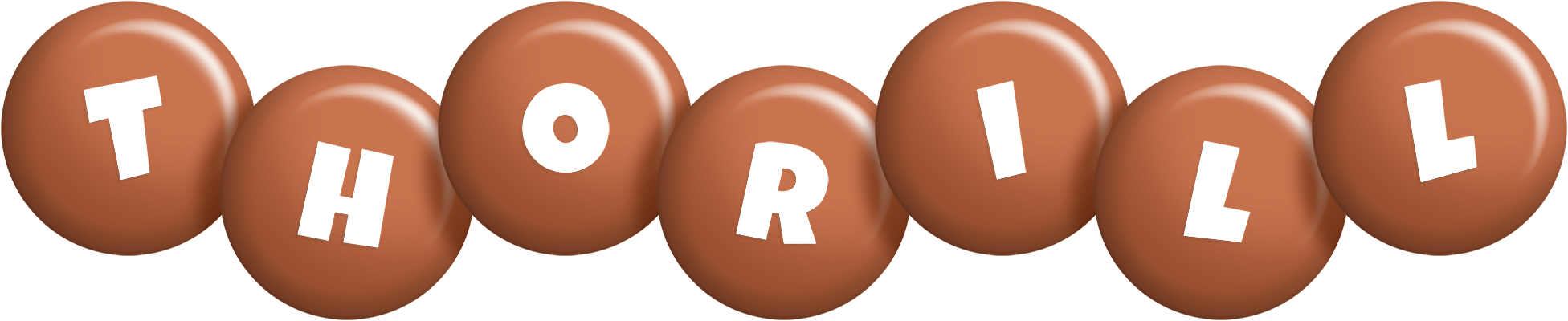 Thorill candy-brown logo