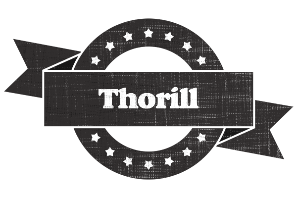 Thorill grunge logo