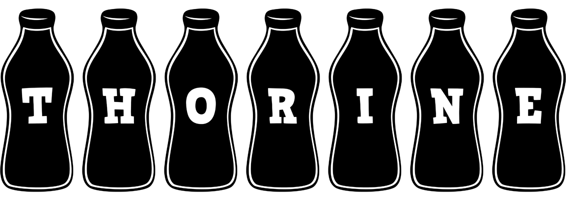 Thorine bottle logo