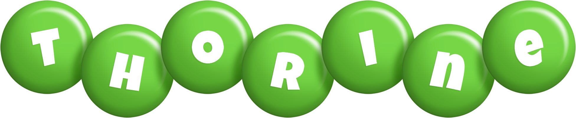 Thorine candy-green logo