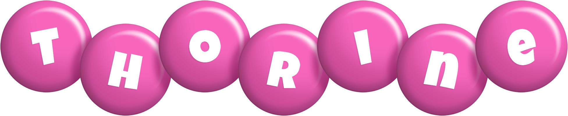 Thorine candy-pink logo