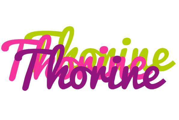 Thorine flowers logo