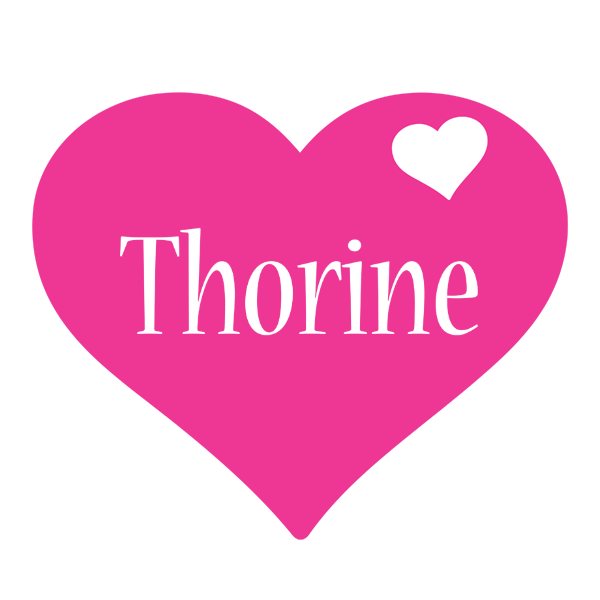Thorine love-heart logo
