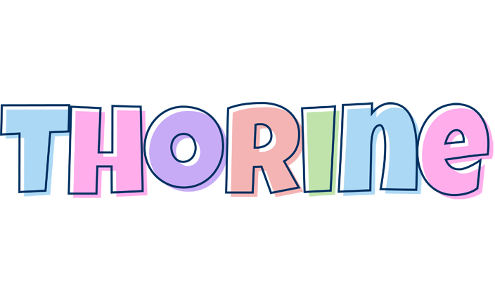 Thorine pastel logo