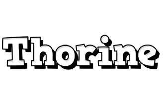 Thorine snowing logo