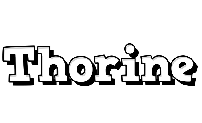 Thorine snowing logo