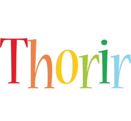 Thorir birthday logo