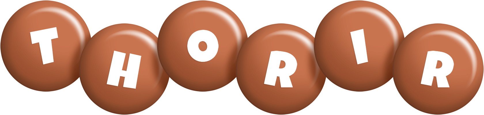 Thorir candy-brown logo