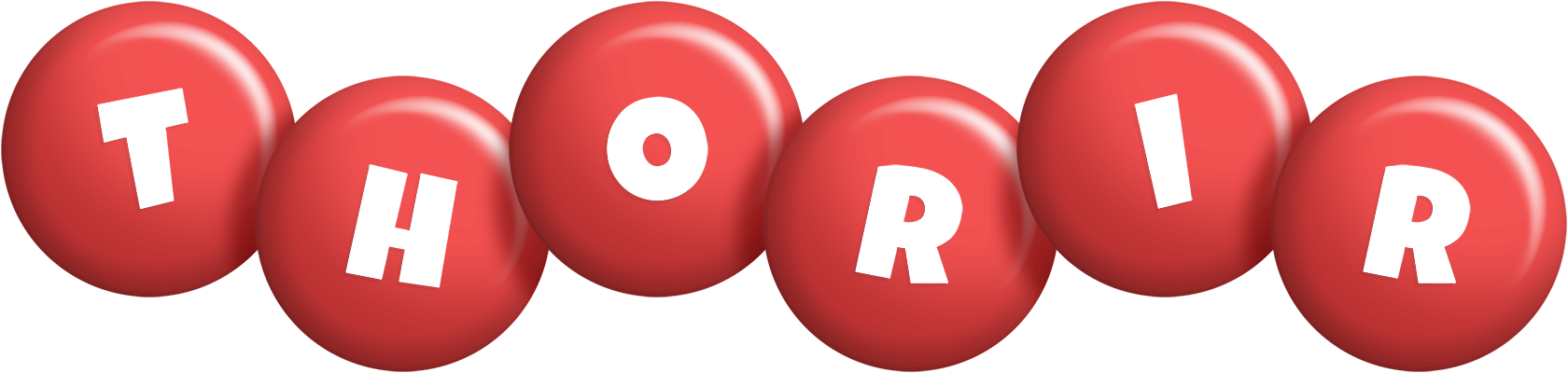 Thorir candy-red logo