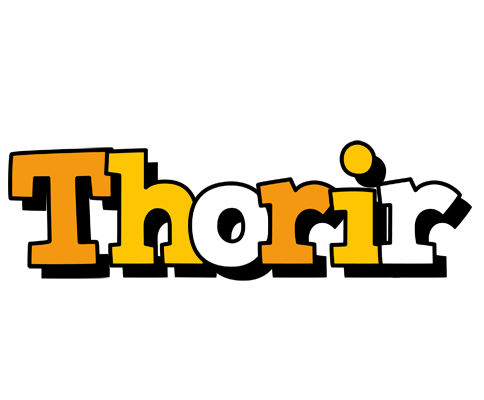 Thorir cartoon logo