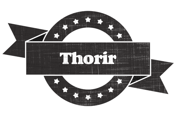 Thorir grunge logo