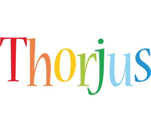 Thorjus birthday logo