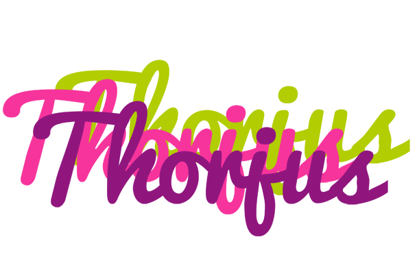 Thorjus flowers logo