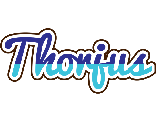 Thorjus raining logo