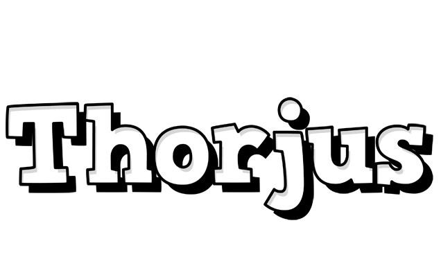 Thorjus snowing logo