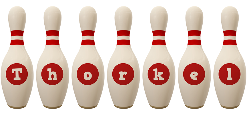 Thorkel bowling-pin logo