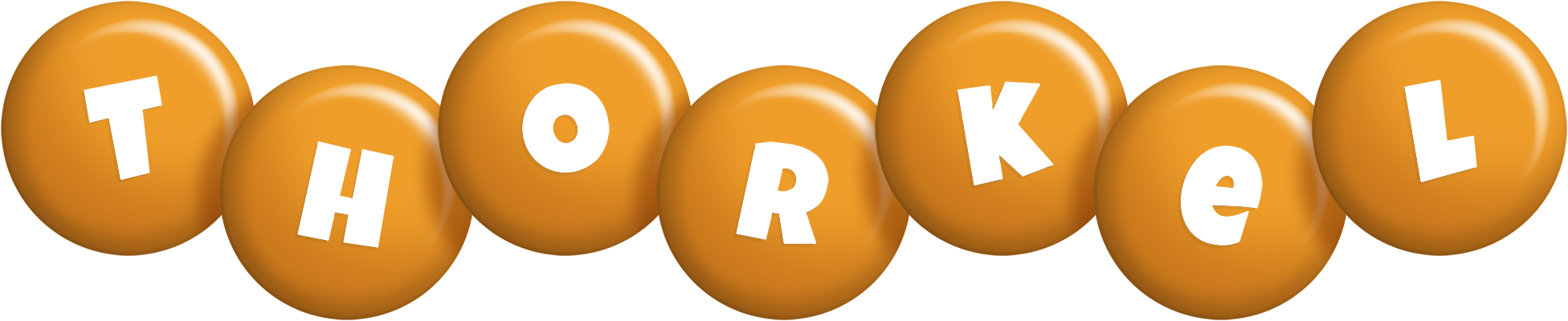 Thorkel candy-orange logo
