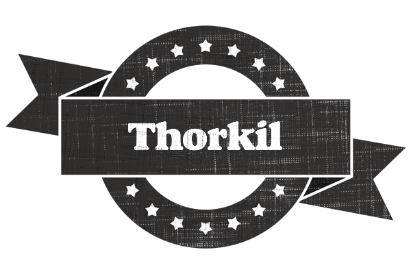 Thorkil grunge logo