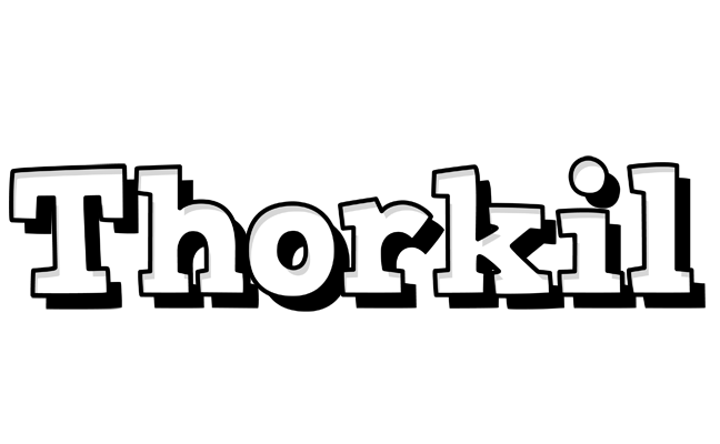 Thorkil snowing logo