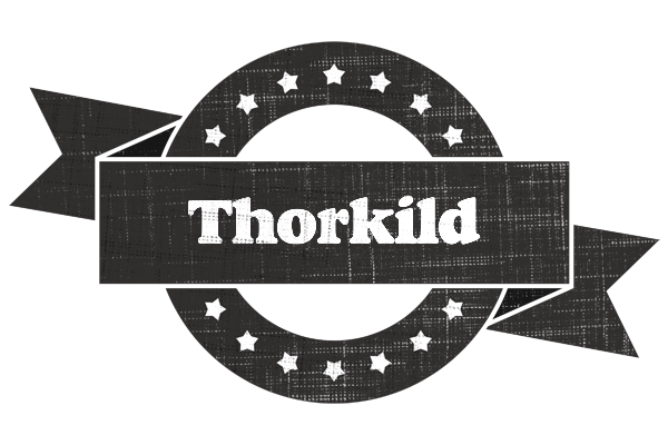 Thorkild grunge logo