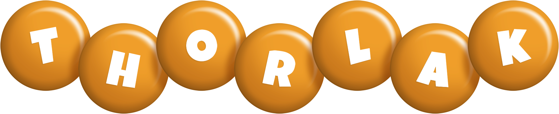 Thorlak candy-orange logo