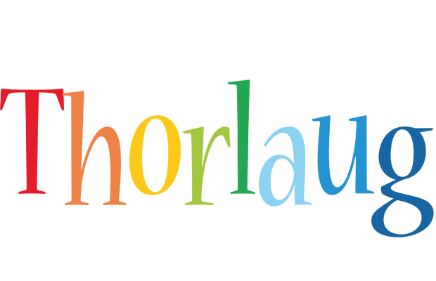 Thorlaug birthday logo