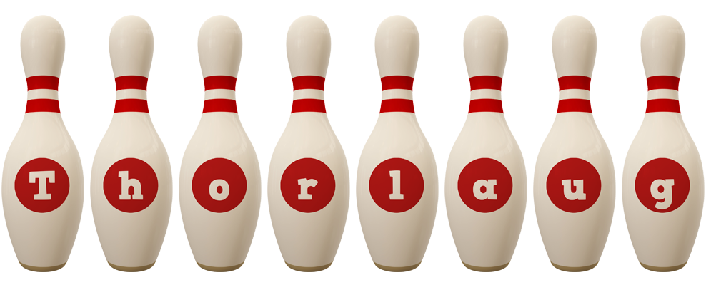 Thorlaug bowling-pin logo