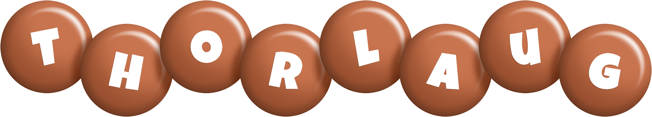 Thorlaug candy-brown logo