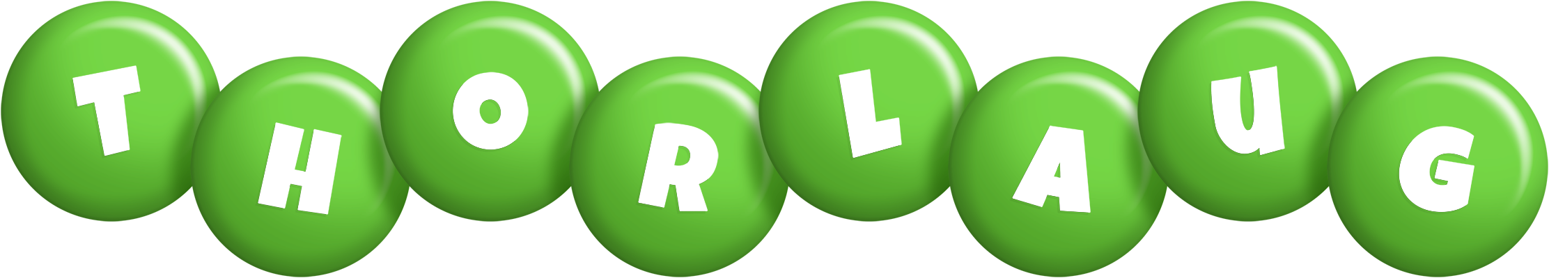 Thorlaug candy-green logo