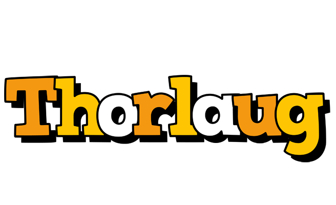 Thorlaug cartoon logo