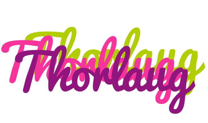 Thorlaug flowers logo