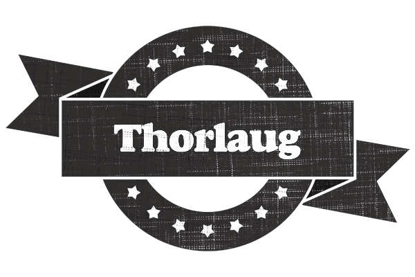 Thorlaug grunge logo