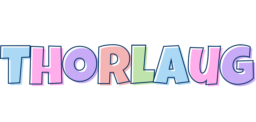 Thorlaug pastel logo