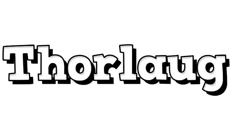 Thorlaug snowing logo