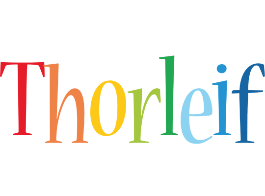 Thorleif birthday logo