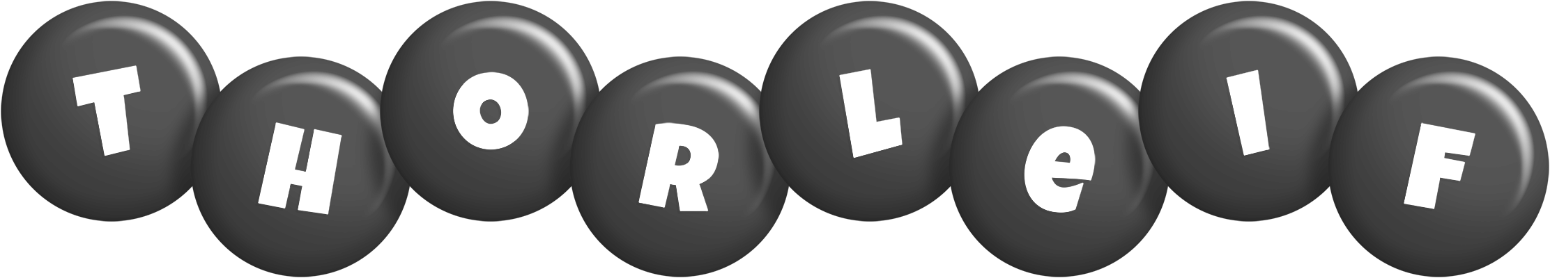 Thorleif candy-black logo