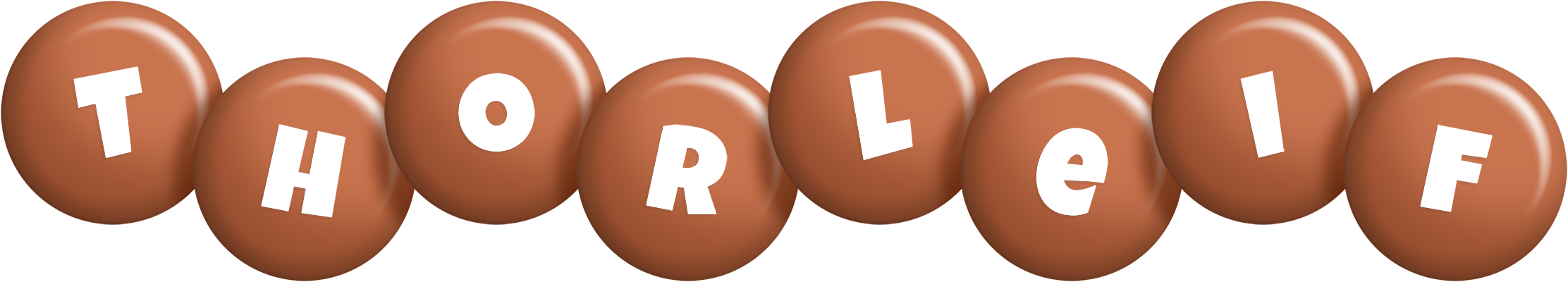 Thorleif candy-brown logo