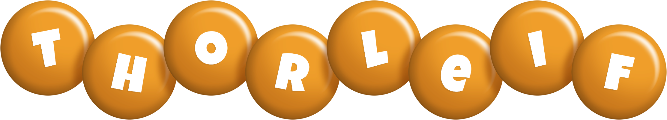 Thorleif candy-orange logo