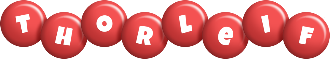 Thorleif candy-red logo
