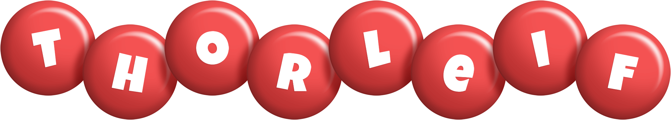 Thorleif candy-red logo