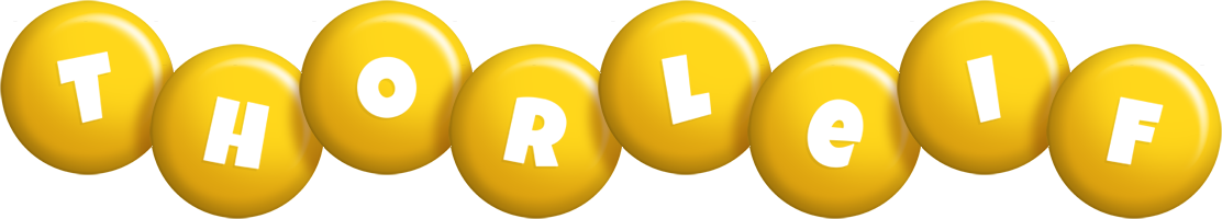 Thorleif candy-yellow logo
