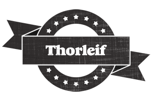 Thorleif grunge logo